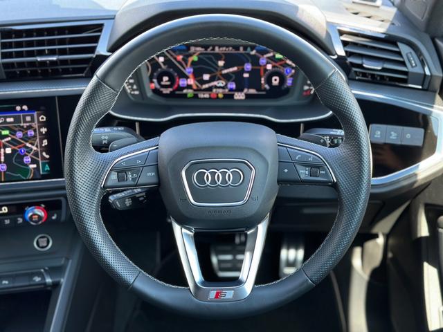 Ｑ３ ３５ＴＦＳＩ　Ｓライン　プラスパッケージ・コンビニエンス＆アシスタンスパッケージ・ブラックＡｕｄｉＲｉｎｇｓ＆ブラックスタイリングパッケージ・ＭＭＩナビ・純正前後ドラレコ・サラウンドビューカメラ・プレセンスフロント（25枚目）