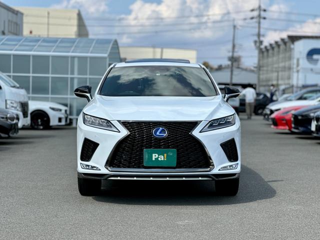 ＲＸ ＲＸ４５０ｈ　Ｆスポーツ　ムーンルーフ・前後ドラレコ・ＬｅｘｕｓＳａｆｅｔｙＳｙｓｔｅｍ＋・ブラインドスポットモニター・三眼フルＬＥＤヘッド・シートヒーター＆ベンチレーション・パワーバックドア・赤本革シート・メモリ付Ｐシート（7枚目）