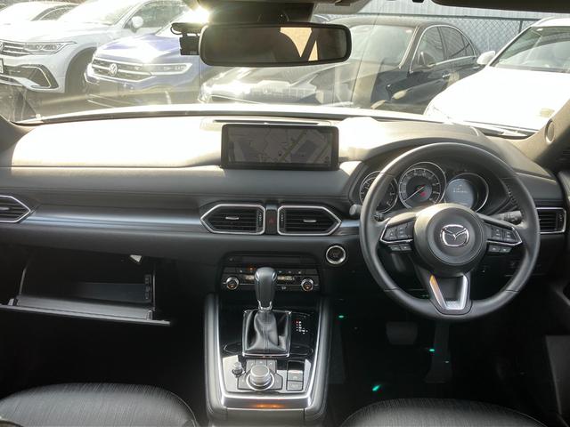 CX-8 XD スマートエディション 10.25インチセンターディスプレイ・ナビ・TV・ハンズフリーパワーバックドア・クルージングトラフィックサポート・ワイヤレス充電・Sヒーター・Pシート・全周囲M・ETC・スペアキー・禁煙車・保証継承(7枚目)