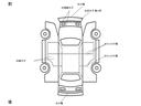 車両状態の展開図です。キズの程度などはこちらをご参考ください。※あくまでも目安です。実車とはキズの状態や数が異なる場合もございますので詳しい車両状態はお問合せ下さい。