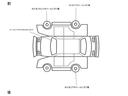 車両状態の展開図です。キズの程度などはこちらをご参考ください。※あくまでも目安です。実車とはキズの状態や数が異なる場合もございますので詳しい車両状態はお問合せ下さい。