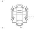 車両状態の展開図です。キズの程度などはこちらをご参考ください。※あくまでも目安です。実車とはキズの状態や数が異なる場合もございますので詳しい車両状態はお問合せ下さい。