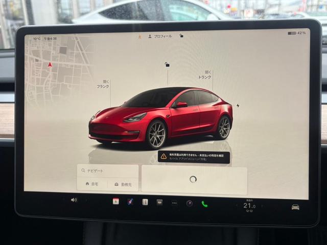 モデル３ ＲＷＤ　エンハンストＯＰ付　サモン　オートレーンチェンジ　黒内装　禁煙車　ハンドルヒーター　リヤシートヒーター　ＥＴＣ　ドラレコ（13枚目）