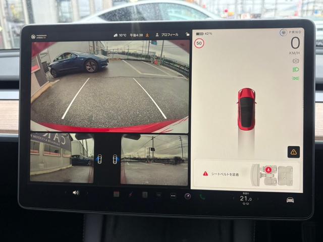 モデル３ ＲＷＤ　エンハンストＯＰ付　サモン　オートレーンチェンジ　黒内装　禁煙車　ハンドルヒーター　リヤシートヒーター　ＥＴＣ　ドラレコ（22枚目）