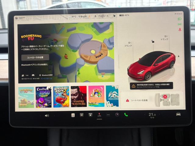 モデル３ ＲＷＤ　エンハンストＯＰ付　サモン　オートレーンチェンジ　黒内装　禁煙車　ハンドルヒーター　リヤシートヒーター　ＥＴＣ　ドラレコ（25枚目）