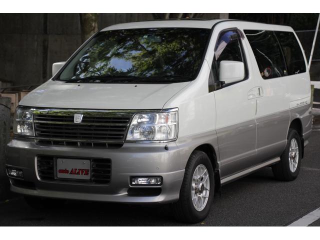 エルグランド Ｖ　後期型　インタークーラー付きディーゼルターボ　４ＷＤ　Ｗサンルーフ　電動コーナーポール　ＥＴＣ（15枚目）
