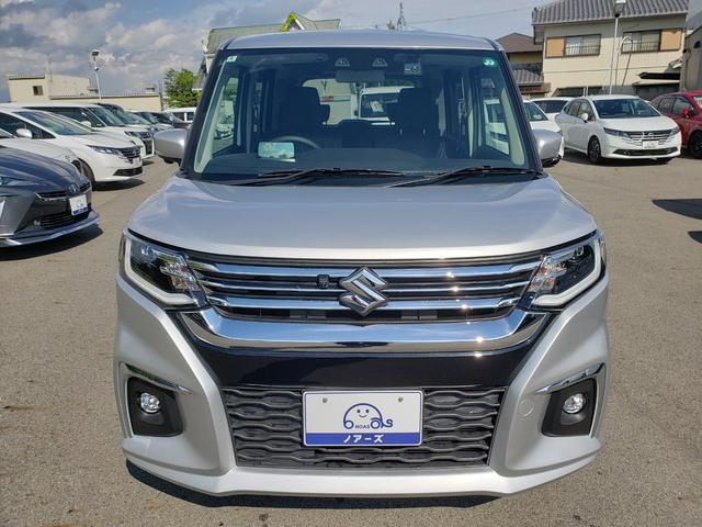 ソリオ ハイブリッドMZ メーカー9インチナビ 全方位カメラ ビルトインETC ドライブレコーダー前後 両側パワースライドドア アダプティブクルーズコントロール LEDヘッドライト フロントフォグ 純正アルミホイール(3枚目)