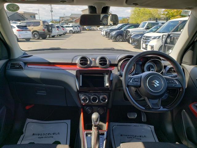 スイフトスポーツ ベースグレード デュアルセンサーブレーキサポート ブラインドスポットモニター アダプティブクルーズコントロール シートヒーター 保証書 スマートキー トノカバー フロアマット LEDヘッドライト スペアキー(32枚目)