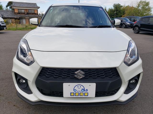 スイフトスポーツ ベースグレード 登録済未使用車 LEDヘッドライト LEDフォグ 電動格納ミラ― プッシュスタート MTモード セーフティーセンス シートヒーター オートエアコン オートライト 純正17インチアルミホイール キーレス(3枚目)