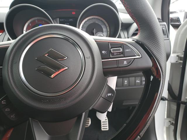 スイフトスポーツ ベースグレード 登録済未使用車 LEDヘッドライト LEDフォグ 電動格納ミラ― プッシュスタート MTモード セーフティーセンス シートヒーター オートエアコン オートライト 純正17インチアルミホイール キーレス(21枚目)