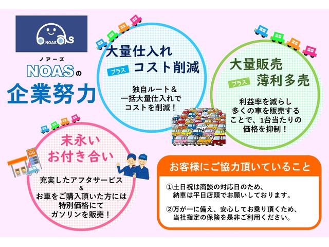 ノアーズは「大量仕入れ・コスト削減」「大量販売・薄利多売」「末長いお付き合い」などの企業努力をしております!
