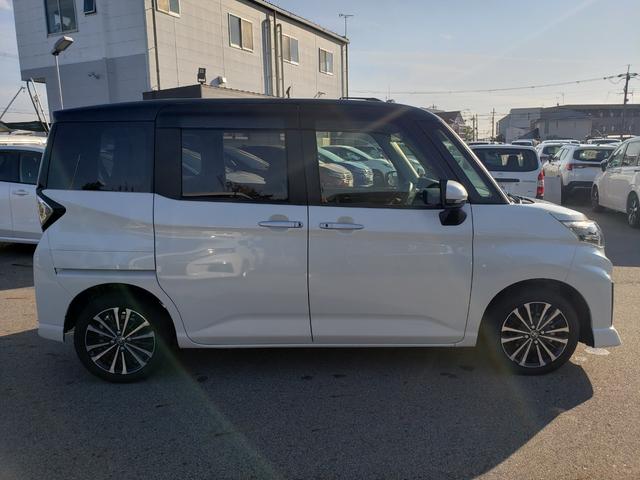 ルーミー カスタムＧ－Ｔ　純正９インチナビ　フルセグテレビ　バックカメラ　コンフォートパッケージ　ＬＥＤヘッドライト　両側パワースライドドア　純正アルミホイール　アダプティブクルーズコントロール　サンシェード　スマートキー（5枚目）