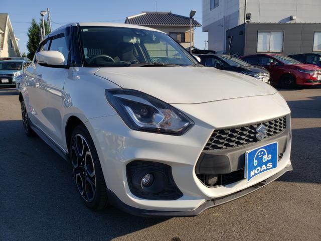 スイフトスポーツ ベースグレード セーフティサポート 7インチナビ バックカメラ ETC ドラレコ 純正17インチアルミホイール LEDヘッドライト LEDフォグ シートヒーター フロアマット ドアバイザー 電動格納 オートエアコン(4枚目)