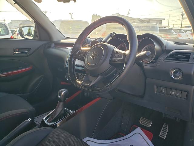 スイフトスポーツ ベースグレード セーフティサポート 7インチナビ バックカメラ ETC ドラレコ 純正17インチアルミホイール LEDヘッドライト LEDフォグ シートヒーター フロアマット ドアバイザー 電動格納 オートエアコン(13枚目)