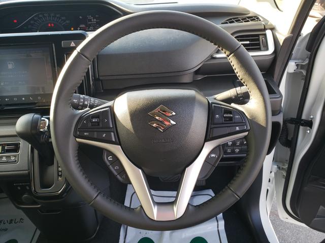 ソリオ ハイブリッドMZ 登録済未使用車 セーフティーサポート 純正9インチナビ 全方位モニター 両側パワスラ LEDヘッドライト LEDフォグ BSM ETC 純正15インチアルミホイール フルフラット シートヒーター(22枚目)