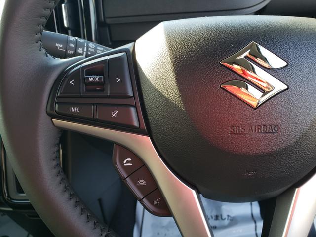 ソリオ ハイブリッドMZ 登録済未使用車 セーフティーサポート 純正9インチナビ 全方位モニター 両側パワスラ LEDヘッドライト LEDフォグ BSM ETC 純正15インチアルミホイール フルフラット シートヒーター(24枚目)