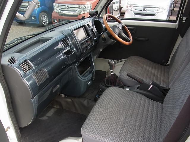 ハイゼットトラック エアコン・パワステ　スペシャル　４ＷＤ　５ＭＴ　ナビＴＶ　ＥＴＣ　ダイハツ純正カリフォルニアミラー（20枚目）