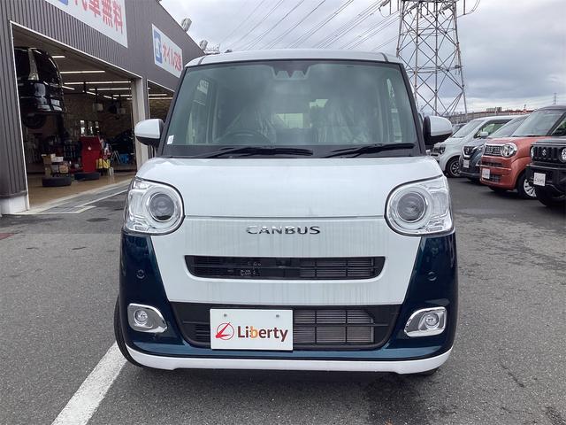 ムーヴキャンバス ストライプスＧ　届出済未使用車　禁煙車　衝突軽減Ｂ　電子パーキング　両側自動ドア　ＬＥＤヘッドライト　スマートキー　プッシュスタート　アイドリングストップ（15枚目）