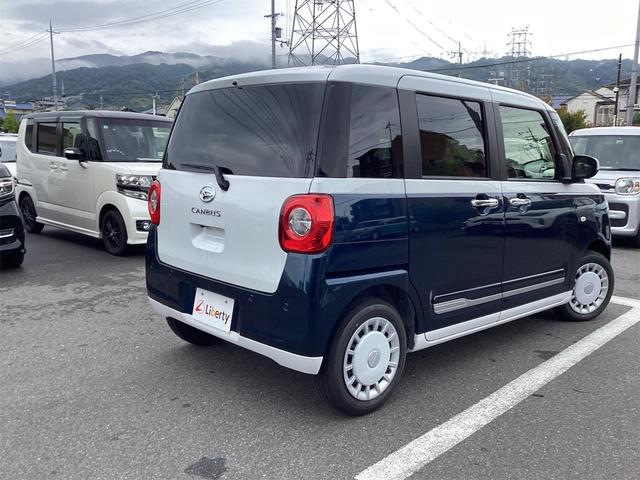 ムーヴキャンバス ストライプスＧ　届出済未使用車　禁煙車　衝突軽減Ｂ　電子パーキング　両側自動ドア　ＬＥＤヘッドライト　スマートキー　プッシュスタート　アイドリングストップ（18枚目）