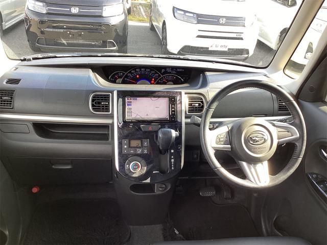 タント カスタムRS トップエディションSAII ETC バックカメラ 両側電動スライドドア ナビ TV クリアランスソナー 衝突被害軽減システム LEDヘッドランプ スマートキー アイドリングストップ 電動格納ミラー ベンチシート CVT(5枚目)