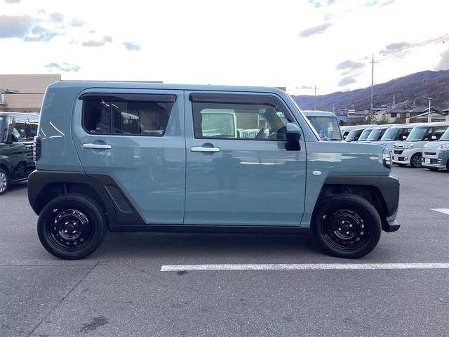 タフト Ｘ　バックカメラ　クリアランスソナー　衝突被害軽減システム　オートライト　ＬＥＤヘッドランプ　スマートキー　アイドリングストップ　電動格納ミラー　サンルーフ　ＣＶＴ　盗難防止システム　ＡＢＳ　ＥＳＣ（17枚目）