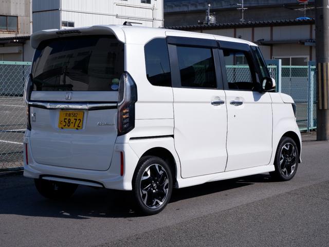 N-BOXカスタム G・EXターボホンダセンシング 1年保証 フルセグTVバックカメラ付ナビ Bluetoothオーディオ対応 禁煙車 両側電動 前後ドラレコ&ETC 衝突軽減ブレーキ&踏み間違い防止 新品バッテリー交換 左右シートヒーター装備(8枚目)