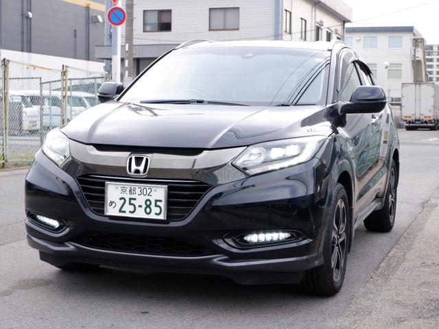 ヴェゼル ＨＶ　Ｘ・ホンダセンシングブリリアントスタイルＥＤ　１年保証　フルセグＴＶバックカメラ付ナビ　Ｂｌｕｅｔｏｏｔｈオーディオ対応　ワンオーナー禁煙車　衝突軽減＆誤発進抑制　ＥＴＣ付　新品補機バッテリー交換（2枚目）