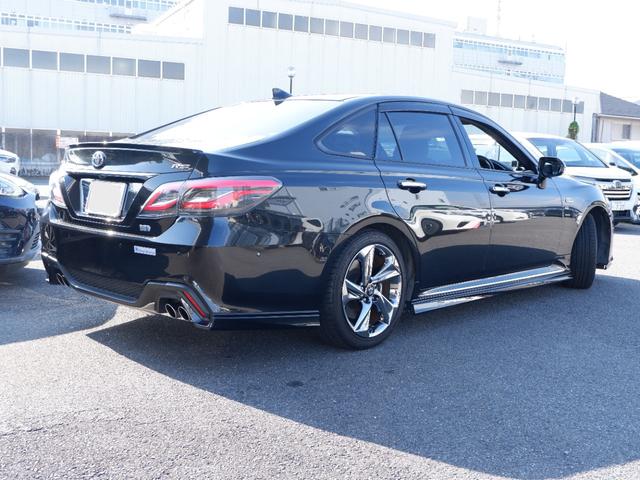 クラウンハイブリッド ＲＳアドバンス　１年保証　ＴＲＤエアロ　フルセグＴＶ全方位カメラ付ナビ　Ｂｌｕｅｔｏｏｔｈオーディオ対応　ワンオーナー禁煙車　前後ドラレコ＆ＥＴＣ２．０　黒革　ＨＵＤ（8枚目）