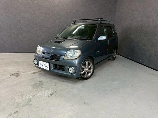 Ｋｅｉワークス ベースグレード　車検９年１月　ターボ　５ＭＴ　マニュアルギヤシフト　キーレス　社外サスペンション　柿本マフラー　ＡＢＳ　ＳＲＳエアバッグ　レカロシート　パワステ　パワーウィンドウ　アルミホイール　ルーフキャリア（6枚目）