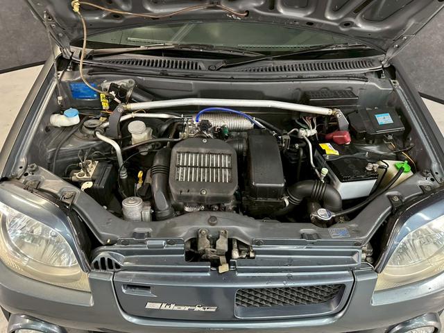 Ｋｅｉワークス ベースグレード　車検９年１月　ターボ　５ＭＴ　マニュアルギヤシフト　キーレス　社外サスペンション　柿本マフラー　ＡＢＳ　ＳＲＳエアバッグ　レカロシート　パワステ　パワーウィンドウ　アルミホイール　ルーフキャリア（36枚目）