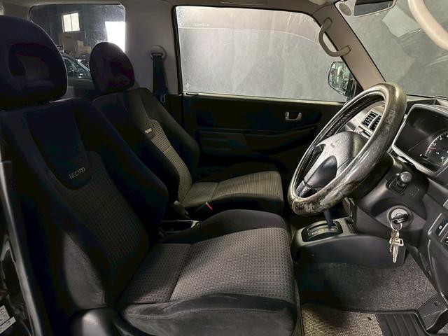 パジェロミニ ＶＲ－Ｓ　車検９年２月　ターボ　４ＷＤ　オートギヤシフト　キーレス　スペアーキー　ナビ　ＡＢＳ　ＳＲＳエアバッグ　レカロシート　ヘッドライトレベライザー　パワステ　パワーウィンドウ　フォグランプ　アルミホイール（21枚目）