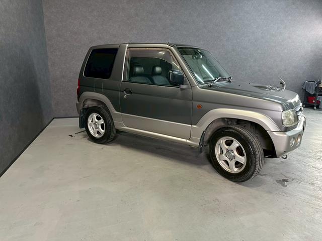 パジェロミニ V 車検9年11月 ターボ 4WD 5MT マニュアルギヤシフト カセットデッキ タイミングベルト交換済み ABS SRSエアバッグ フォグランプ パワステ パワーウィンドウ アルミホイール(14枚目)