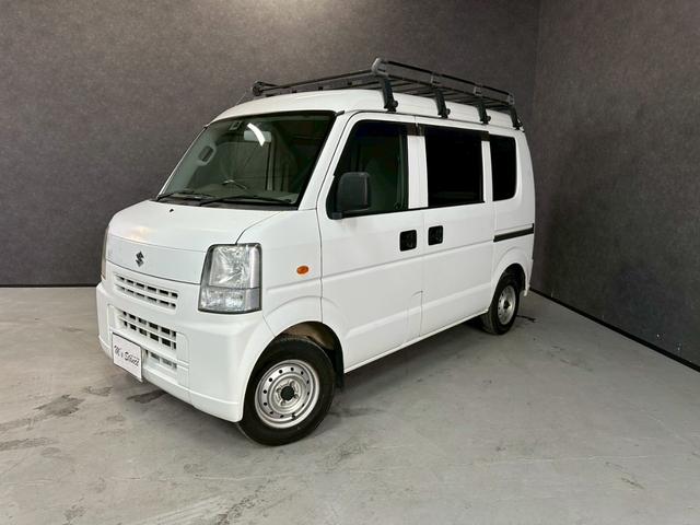 エブリイ ＰＣ　車検９年１１月　４ＷＤ　オートギヤシフト　キーレス　ナビ　ＡＢＳ　ＳＲＳエアバッグ　ヘッドライトレベライザー　パワステ　パワーウィンドウ　ルーフキャリア　３ＡＴ（6枚目）