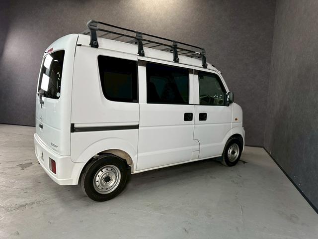 エブリイ ＰＣ　車検９年１１月　４ＷＤ　オートギヤシフト　キーレス　ナビ　ＡＢＳ　ＳＲＳエアバッグ　ヘッドライトレベライザー　パワステ　パワーウィンドウ　ルーフキャリア　３ＡＴ（35枚目）