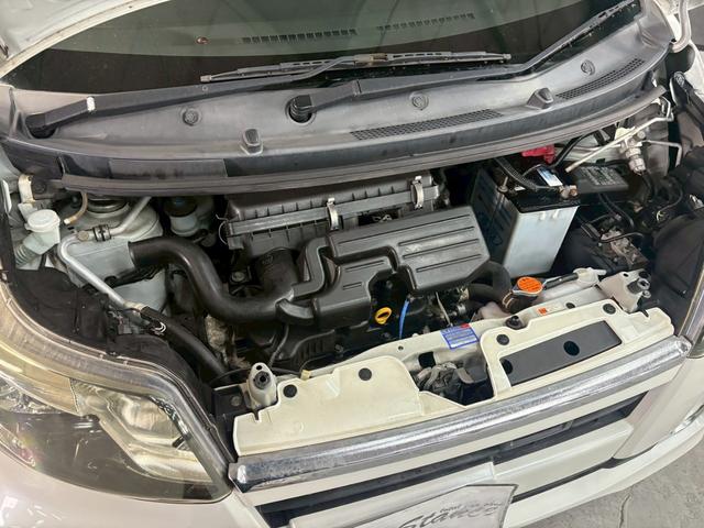 ムーヴ カスタム　Ｘ　ＳＡ　車検９年１１月　オートギヤシフト　スマートキー　ナビ　ＡＢＳ　ＳＲＳエアバッグ　横滑り防止　パワステ　パワーウィンドウ　ｅｃｏＩＤＬＥ　アルミホイール　フォグランプ　２ＷＤ　ＣＶＴ（39枚目）