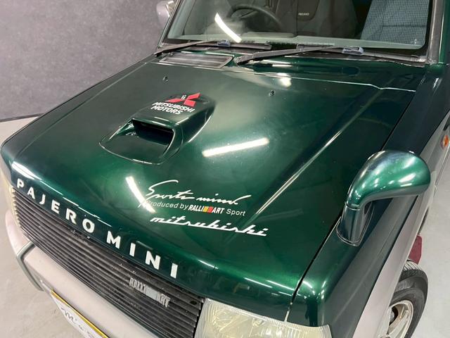 パジェロミニ V 車検9年1月 ターボ 4WD オートギヤシフト キーレス CD ABS SRSエアバッグ パワステ パワーウィンドウ LEDルームランプ アルミホイール フォグランプ 4AT(27枚目)