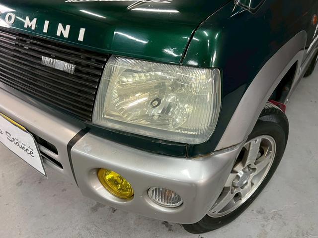 パジェロミニ V 車検9年1月 ターボ 4WD オートギヤシフト キーレス CD ABS SRSエアバッグ パワステ パワーウィンドウ LEDルームランプ アルミホイール フォグランプ 4AT(57枚目)