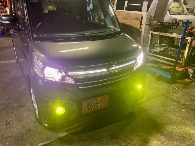 スペーシアカスタム GS 後期型 CD DVD 地デジSDナビ ETC シートヒーター バックカメラ スマートキー 左パワースライドドア オールシーズンタイヤ(7枚目)