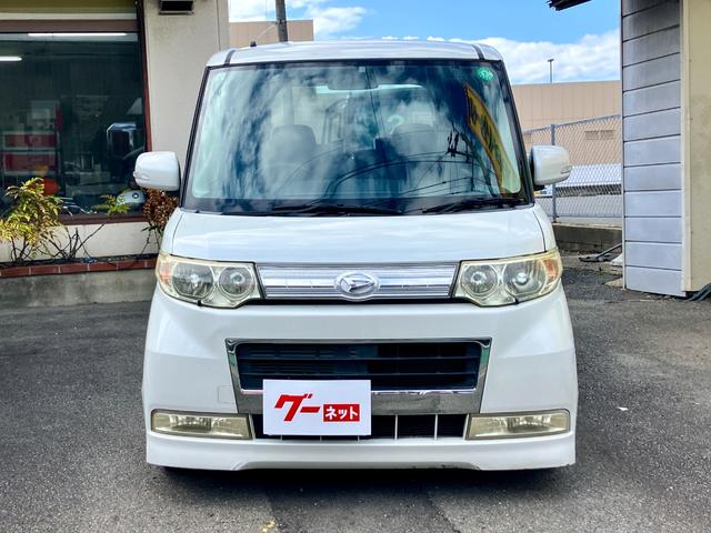 タント カスタムXリミテッド フルエアロ 左側電動スライドドア ETC スマートキー HDDナビ フルセグ 電動格納ミラー アルミホイール ディスチャージヘッドライト(2枚目)