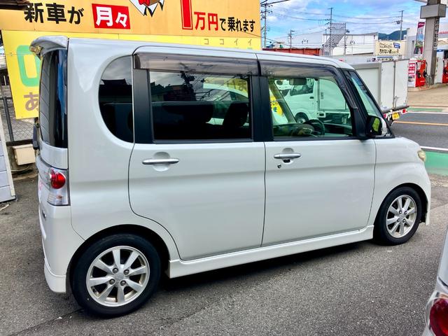 タント カスタムXリミテッド フルエアロ 左側電動スライドドア ETC スマートキー HDDナビ フルセグ 電動格納ミラー アルミホイール ディスチャージヘッドライト(4枚目)