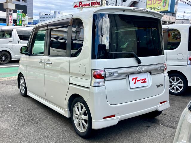 タント カスタムXリミテッド フルエアロ 左側電動スライドドア ETC スマートキー HDDナビ フルセグ 電動格納ミラー アルミホイール ディスチャージヘッドライト(6枚目)