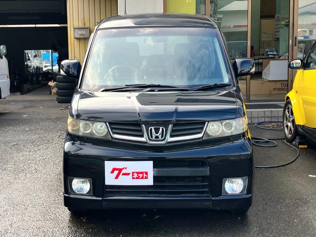 ゼストスパーク W 禁煙車 HDDナビ フルセグ ブルートゥース スマートキー HID 純正エアロ オートエアコン 電動格納ミラー フォグランプ アルミホイール(2枚目)