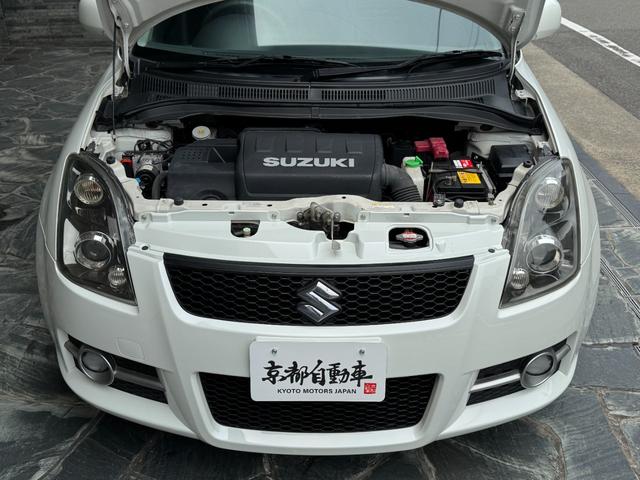 スイフト スポーツ　ワンオーナー車両　５ＭＴ　レカロハーフレザーシート　ＨＩＤヘッドライト　ＨＩＤヘッドライト　ＣＤ　純正アルミ　新品タイヤ　ＡＢＳ（80枚目）