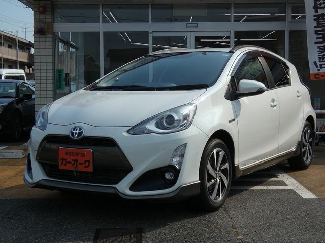 アクア Ｘ－アーバン　ワンオーナー　禁煙車　プッシュスタート　スマートキー　アルパインナビ　フルセグＴＶ　Ｂｌｕｅｔｏｏｔｈ　フォグライト　ハーフレザーシート　ＥＴＣ　Ｒカメラ（8枚目）