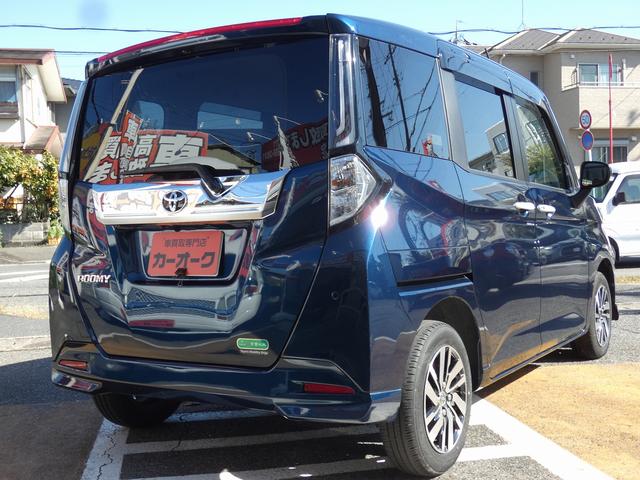 ルーミー カスタムＧ　純正９インチナビ　フルセグ　パノラミックビュー　両側電動スライドドア　シートヒーター　禁煙車　ＥＴＣ　コーナーセンサー　スペアキー（8枚目）