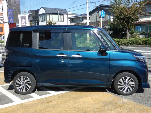 ルーミー カスタムＧ　純正９インチナビ　フルセグ　パノラミックビュー　両側電動スライドドア　シートヒーター　禁煙車　ＥＴＣ　コーナーセンサー　スペアキー（12枚目）