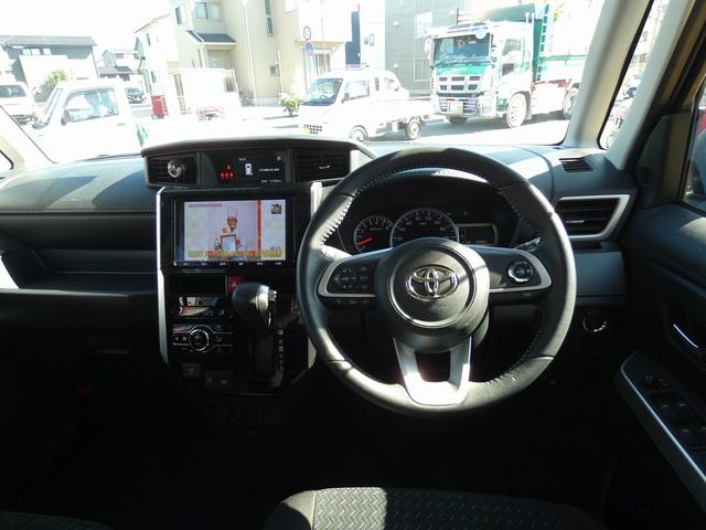 ルーミー カスタムＧ　純正９インチナビ　フルセグ　パノラミックビュー　両側電動スライドドア　シートヒーター　禁煙車　ＥＴＣ　コーナーセンサー　スペアキー（23枚目）