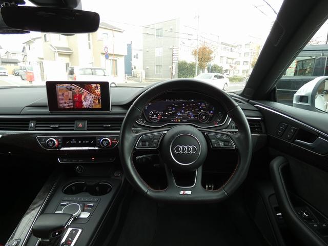 S5スポーツバック ベースグレード ワンオーナー 禁煙車 バーチャルコックピット バング&オルフセンサウンド 赤革シート PWシート PWバックドア フルセグTV USB ドラレコ ETC(4枚目)