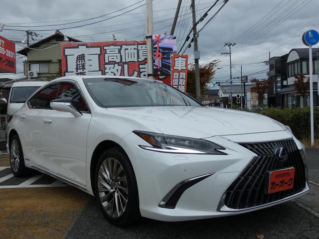 ES ES300h バージョンL ワンオーナー ユーザー買取車 サンルーフ 黒革PWシート PWバックドア HUD BSM パノラミックビュー ドラレコ ETC2.0 シートヒーター シートエアコン ステアリングヒーター USB(3枚目)
