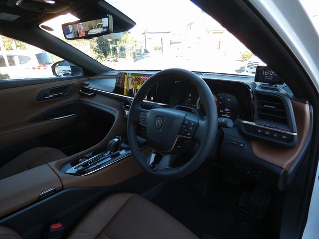 クラウンエステート Z 純正ナビ テレビキット パノラミックビュー パノラマルーフ ブラウンレザーシート デジタルインナーミラー 寒冷地仕様 ETC2.0 ドラレコ BSM HUD 禁煙車 ワンオーナー PWバックドア(23枚目)